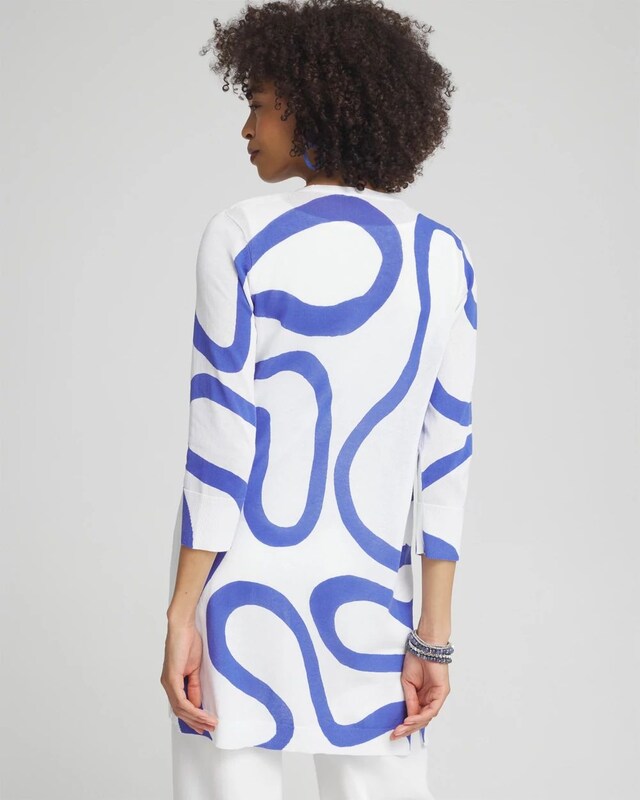 Summer Romance Lines Midi Cardigan - image 3